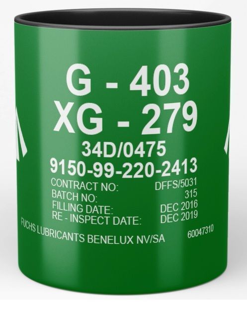 M049 - The 'XG-279' Grease mug.