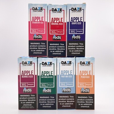 Daze Reds Apple Salt Iced