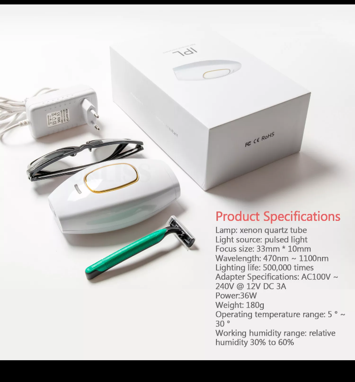 IPL Lazer hair removal