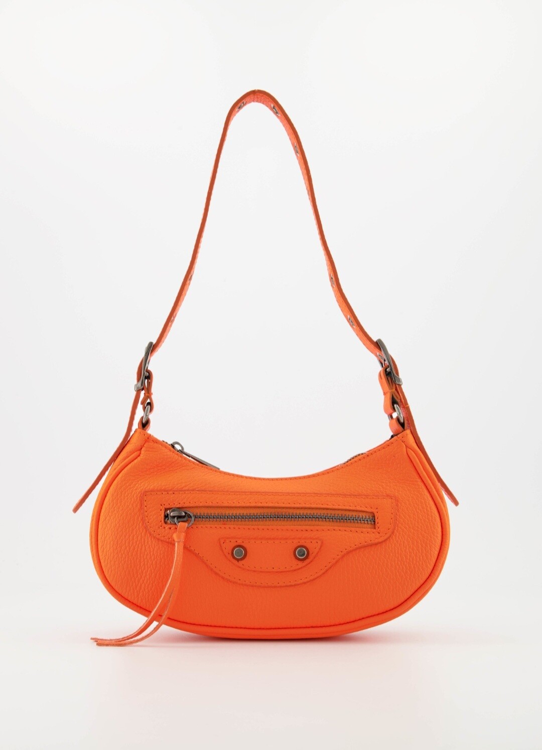 Orange Genuine leather bag