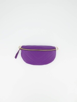 Violet genuine leather bag