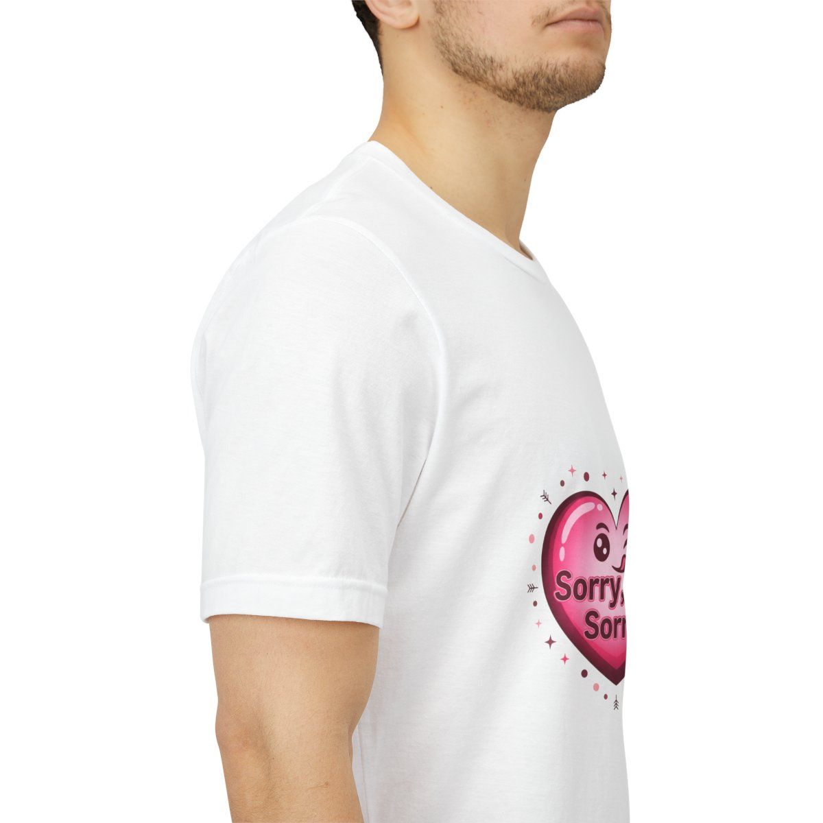 Sorry Not Sorry Heart Tee | anti love graphic, edgy heart tee