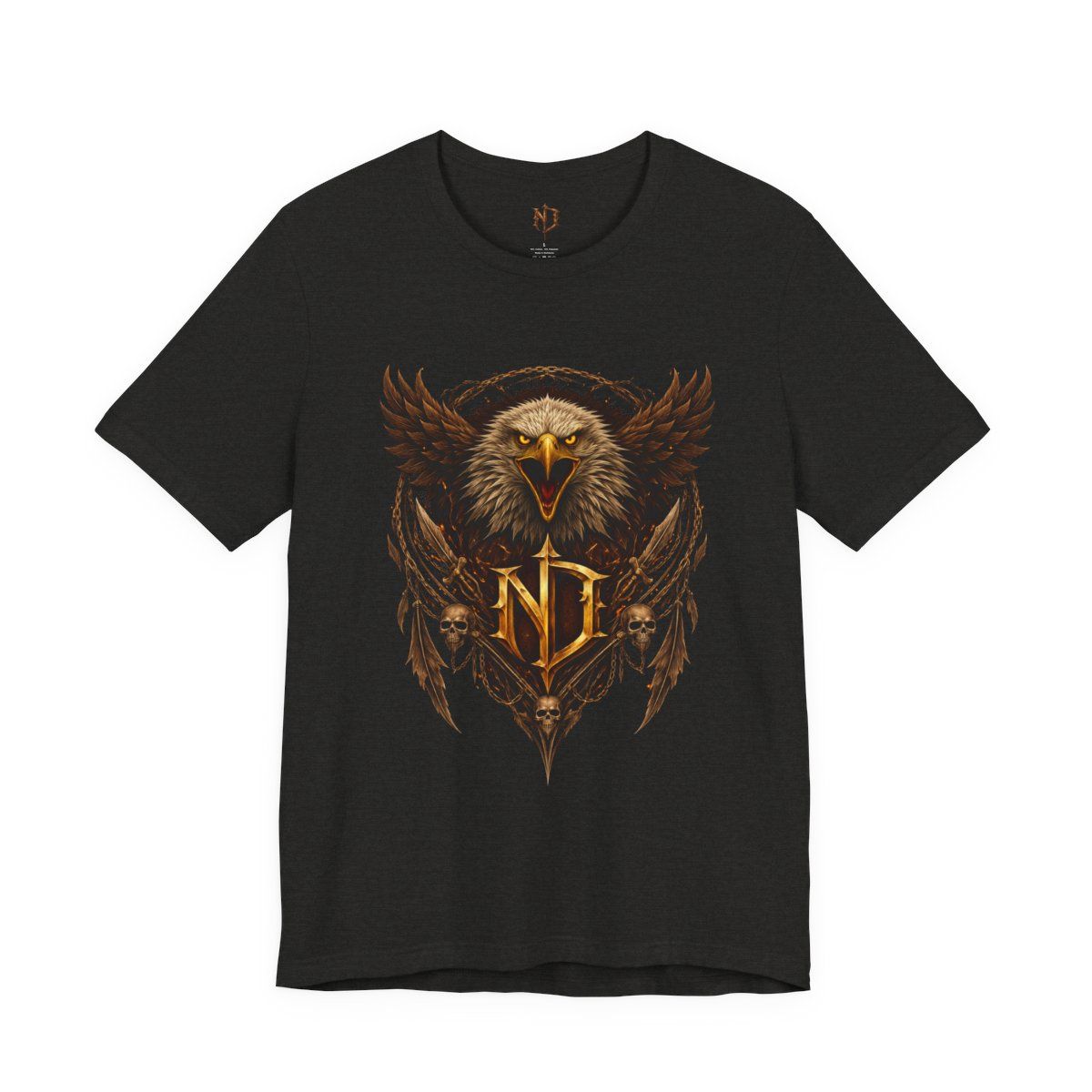Eagle Forge Emblem | Nonadawn Foundry Series | Industrial Wildlife Badge | Dark Gothic Streetwear