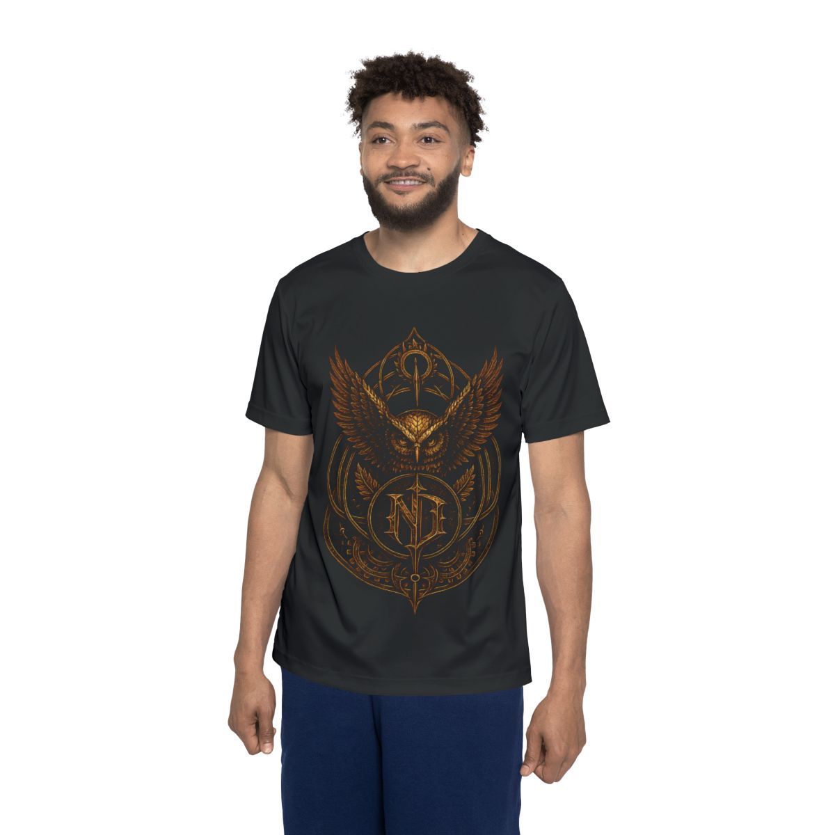 Golden Owl Crest Sports Jersey | All-Over Print