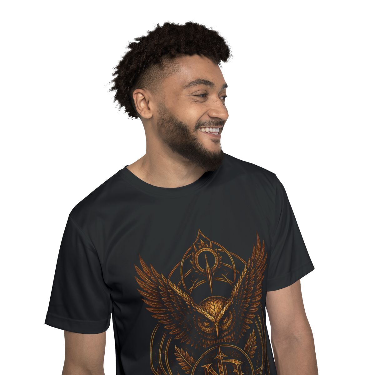 Golden Owl Crest Sports Jersey | All-Over Print
