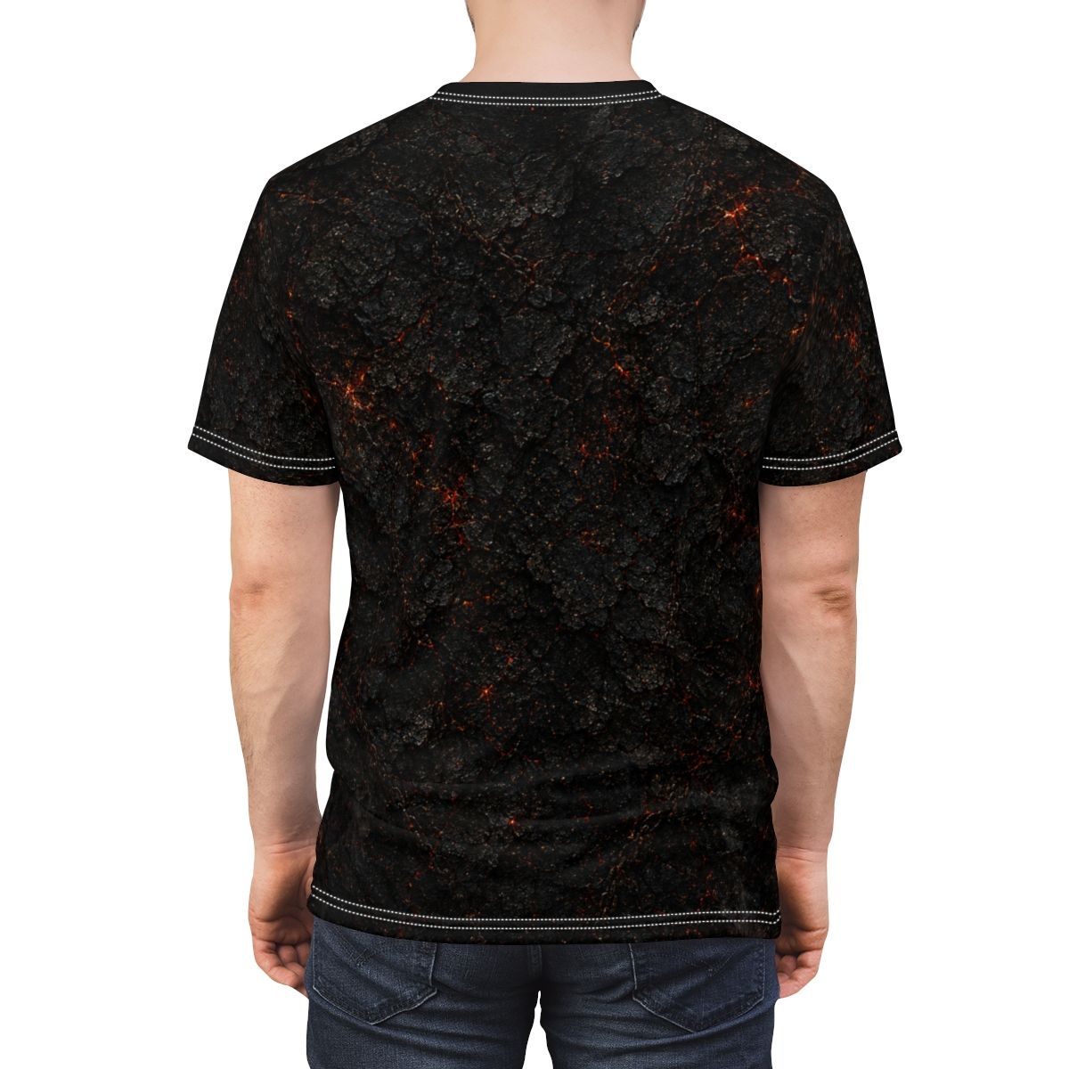 Nonadawn Capricorn Unisex Cut &amp; Sew Tee (AOP) | Dark Fantasy Capricorn Zodiac Shirt | Gothic Astrology Apparel
