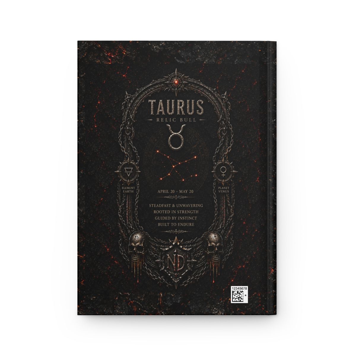Taurus-The Iron Guardian Hardcover Journal Matte