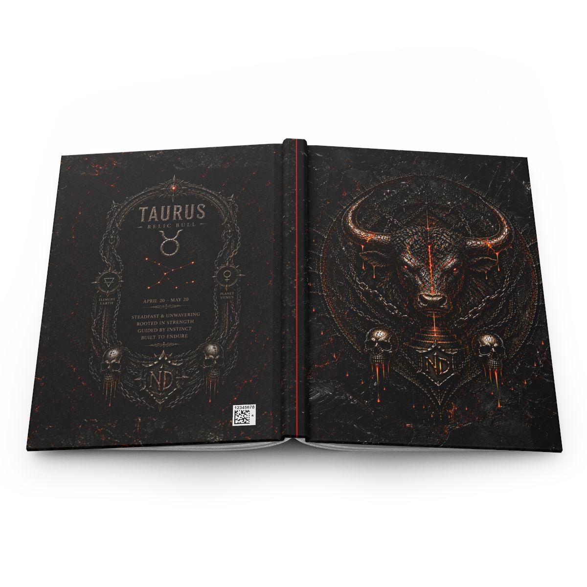 Taurus-The Iron Guardian Hardcover Journal Matte