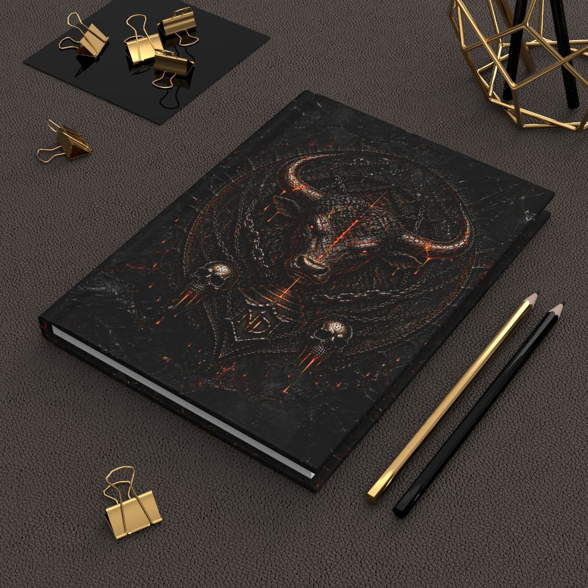 Taurus-The Iron Guardian Hardcover Journal Matte