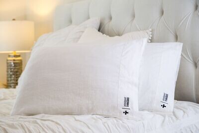French Linen Pillowcase Set - King