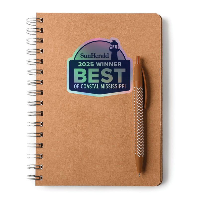 Kiss-Cut Holographic Logo Stickers