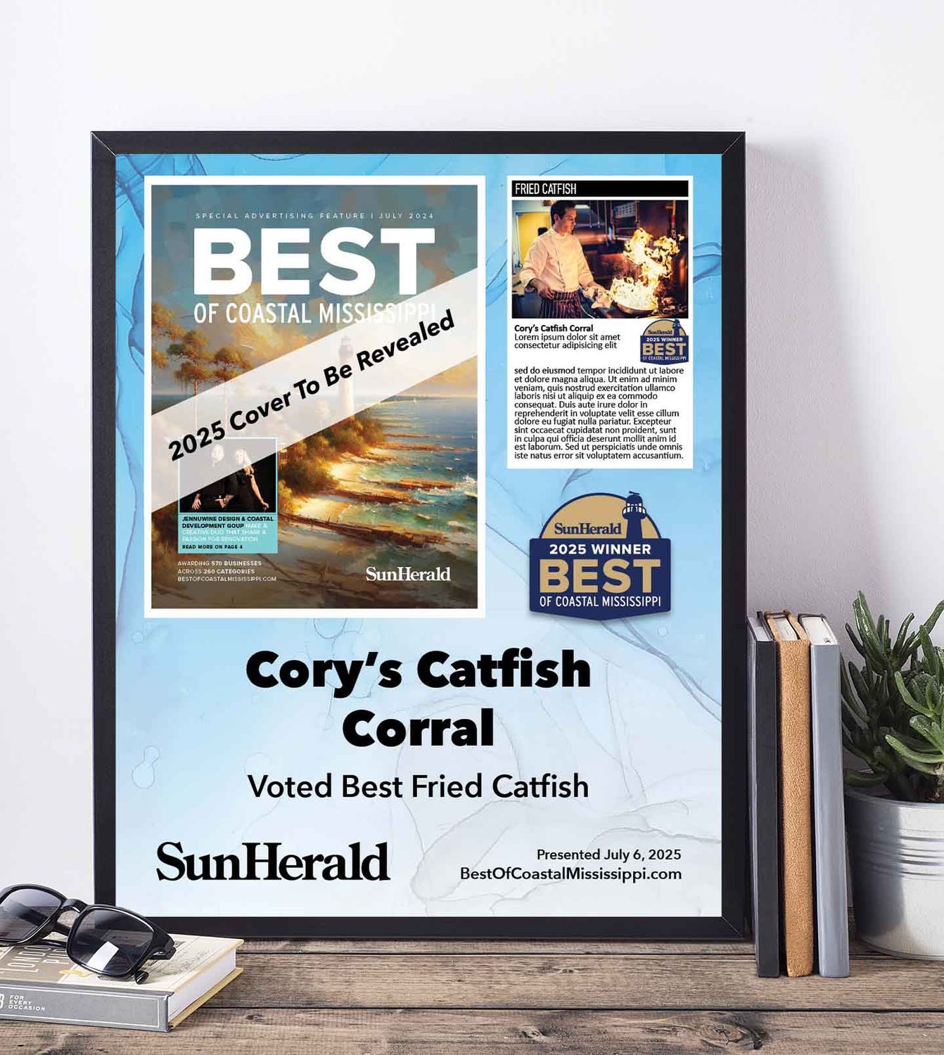 Winner's Cover Premium Plaque