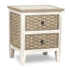 B59132 Sea Breeze 2 Drawer Nightstand