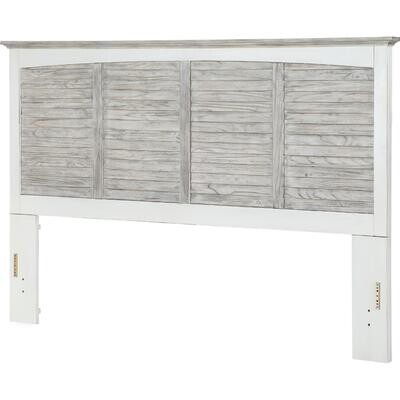 Islamorada K Headboard Grey Finish