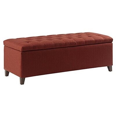 FUR105-0040 Storage Bench Rust Red