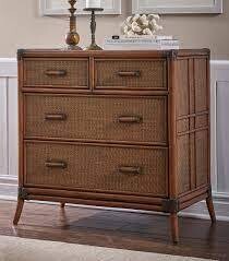 Rattan 4-DRW Split Chest