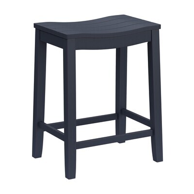 Backless Wood Bar Height Stool