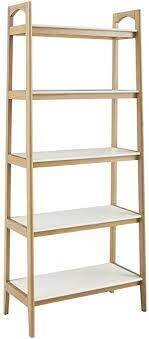 Parker Shelf/Bookcase Off White/Natural