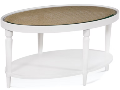 Halprin Cocktail Table White