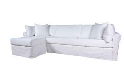 Slipcover Sectional Sofa Nomad Snow