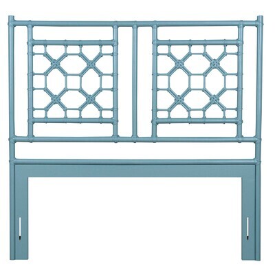 Lattice Headboard Queen- Sky Blue