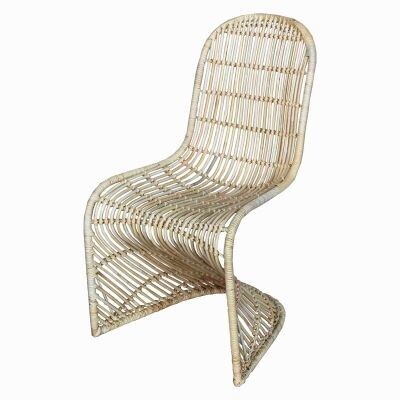 Groovy Rattan Dining Chair Nat