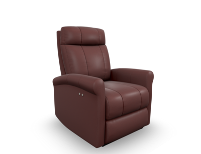 Power Space Saver Recliner Burgundy