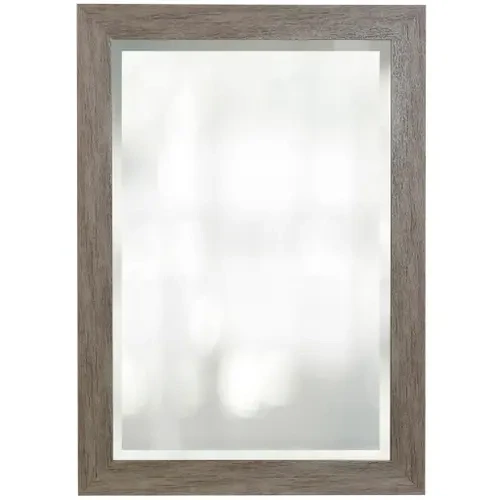 Grey Wood Mirror