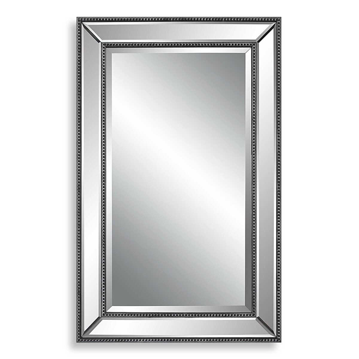 Glass Black Frame Mirror