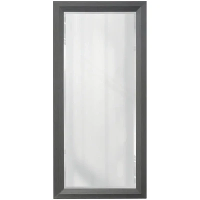 Grey Frame Mirror Large