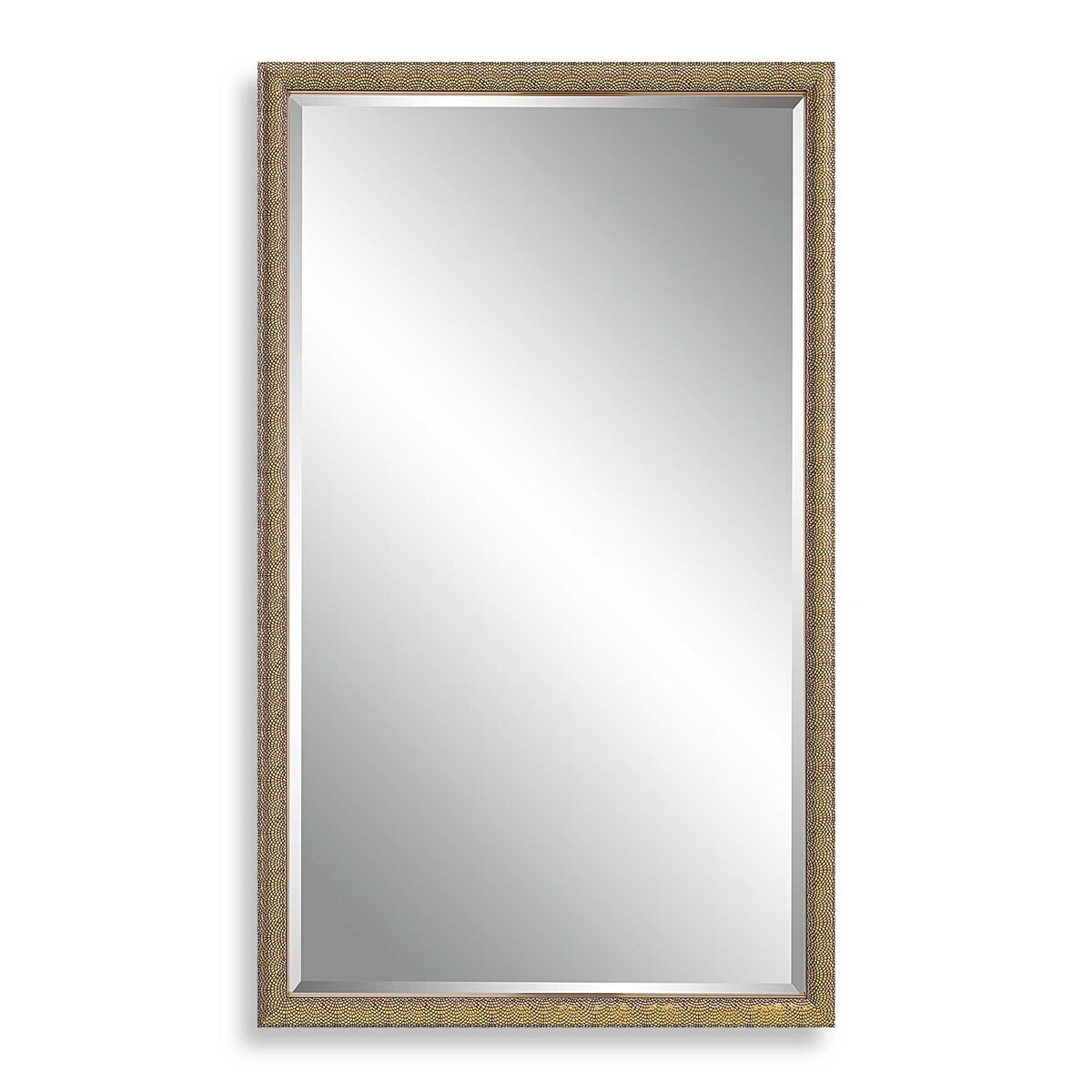 Gold Textured Frame Mirror
