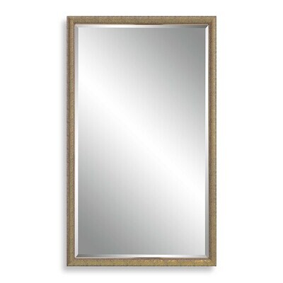 Gold Textured Frame Mirror