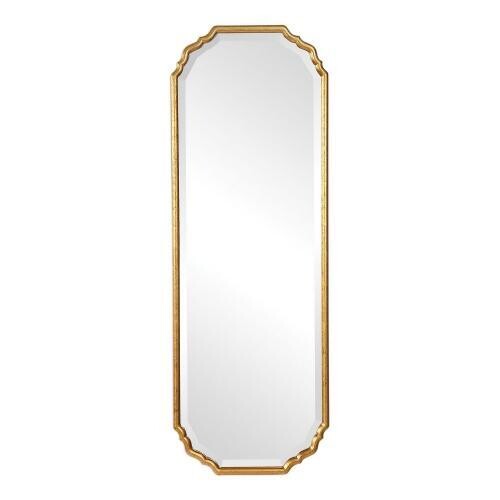 Gold Rim Antique Mirror