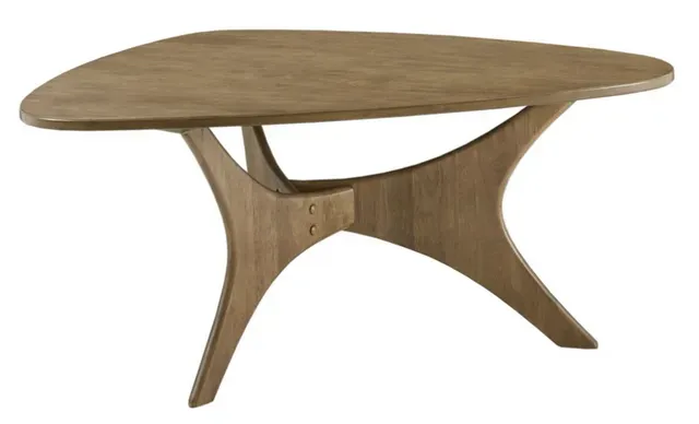 Blaze Triangle Coffee Table Light Brown