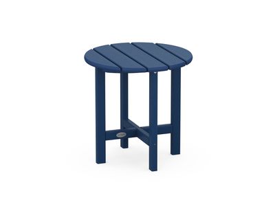 Round 18&quot; Side Table in Navy