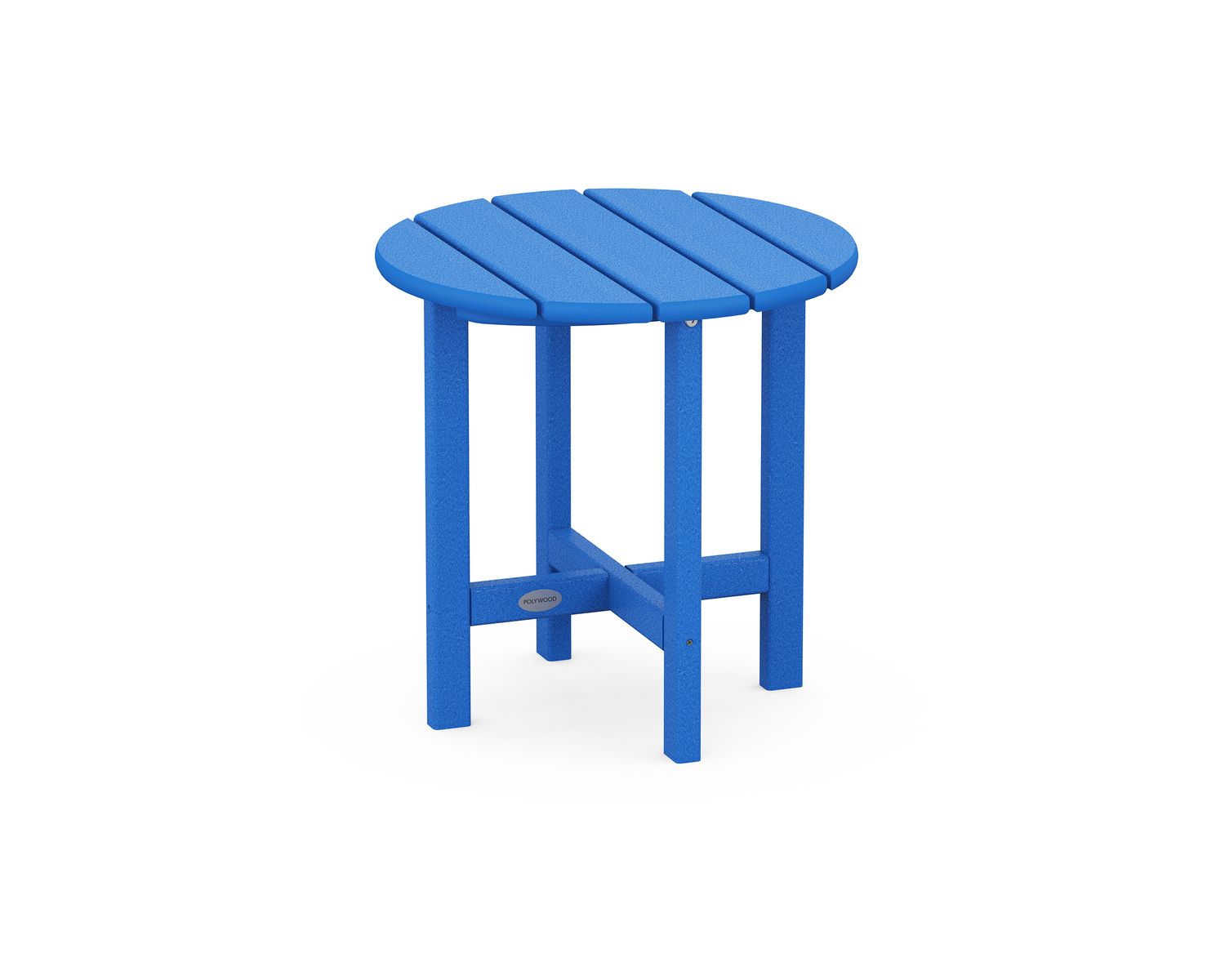 Round 18&quot; Side Table in Pacific Blue