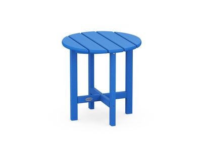 Round 18&quot; Side Table in Pacific Blue