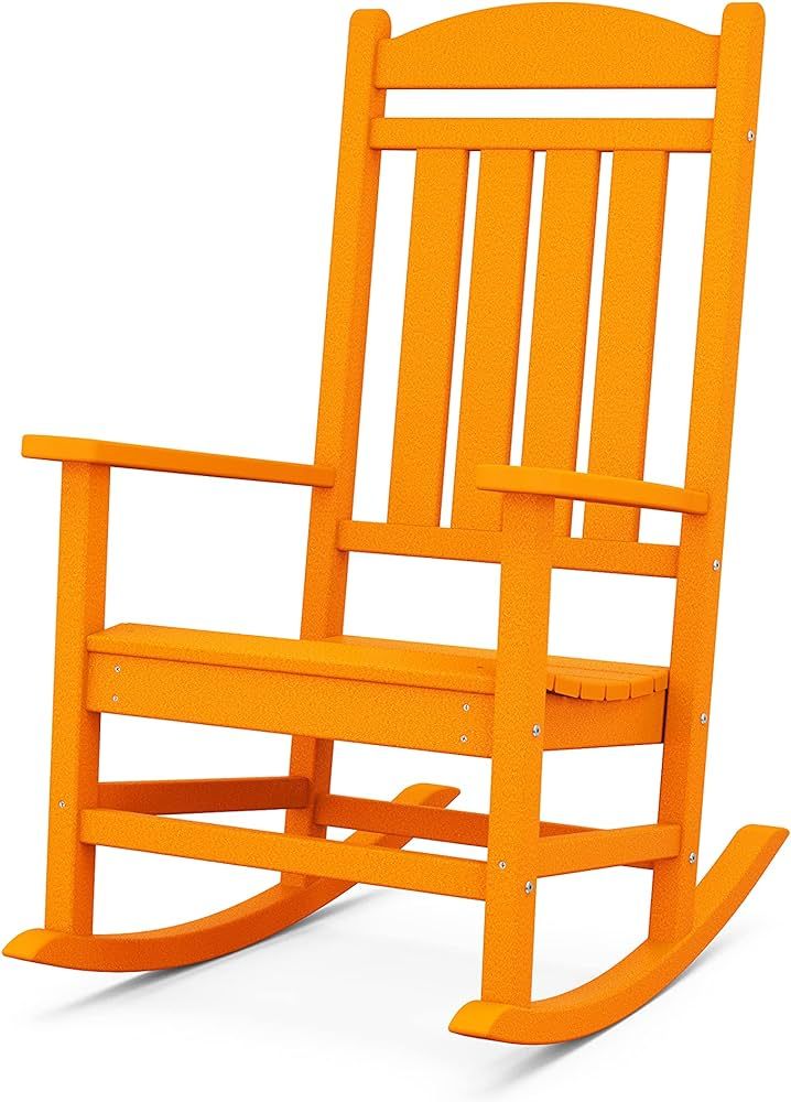 Presidential Rocking Chair in Tangerine