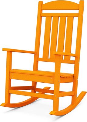 Presidential Rocking Chair in Tangerine
