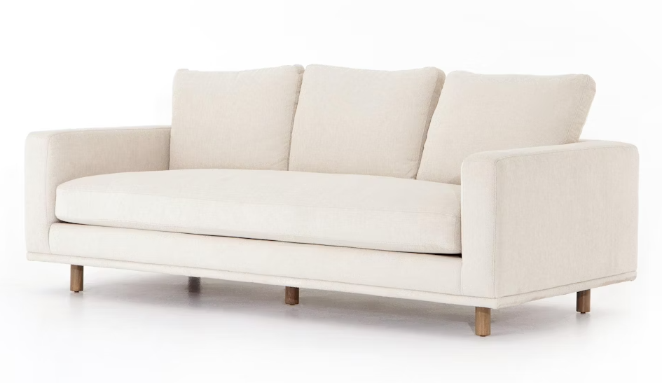 Dom Sofa 85 in Ivory