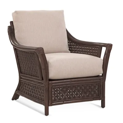 Blue Coral Allover Chair