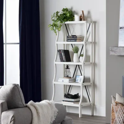 Light Grey Stairstep Etagere