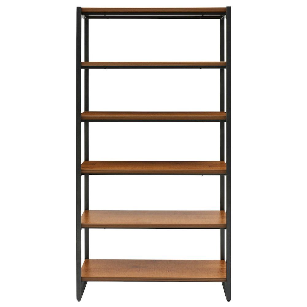 Anderson KD 6 Tier Bookcase, Gliese Brown