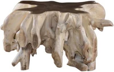 Cypress Root Coffee Table Whitewash