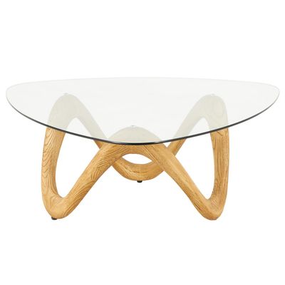Cement Glass Table