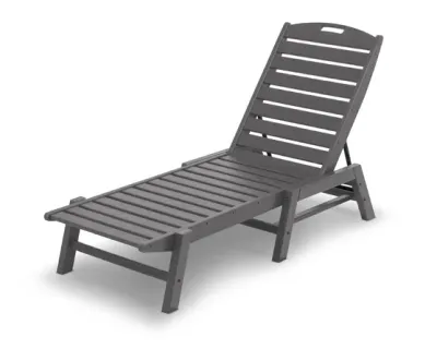 Nautical Chaise Slate Grey