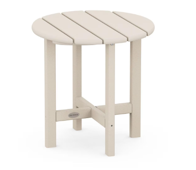 Round 18&quot; Side Table Sand