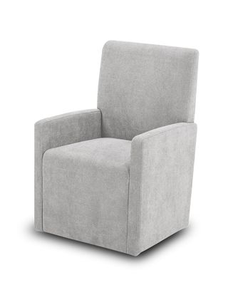 Upholstered Chair w Casters