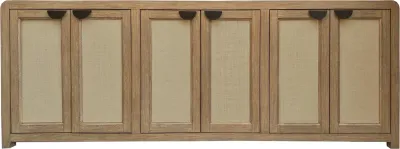 90 in Console w/ Reversible Panel Doors