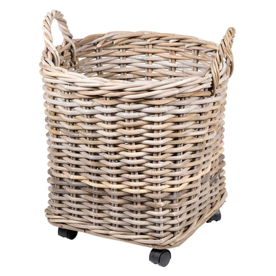 Mona Round Rattan Storage Baskets Small